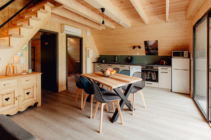 Chalet cascade du hérisson hébergement Jura
